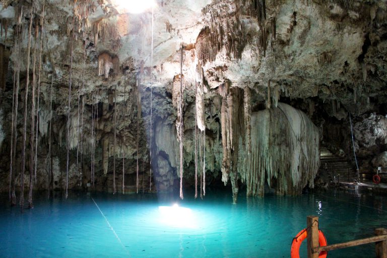 Cenote in Yucatan Mexico