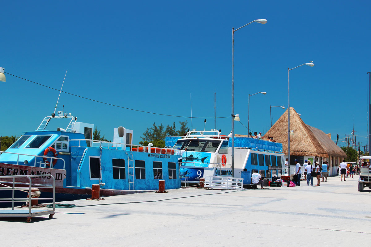 Ferry from Chiquilá to Isla Holbox in Mexico