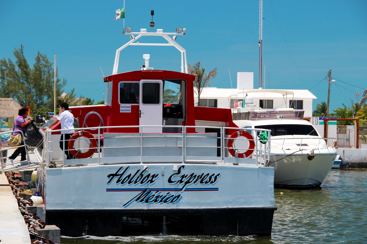 Ferry from Chiquilá to Isla Holbox in Mexico