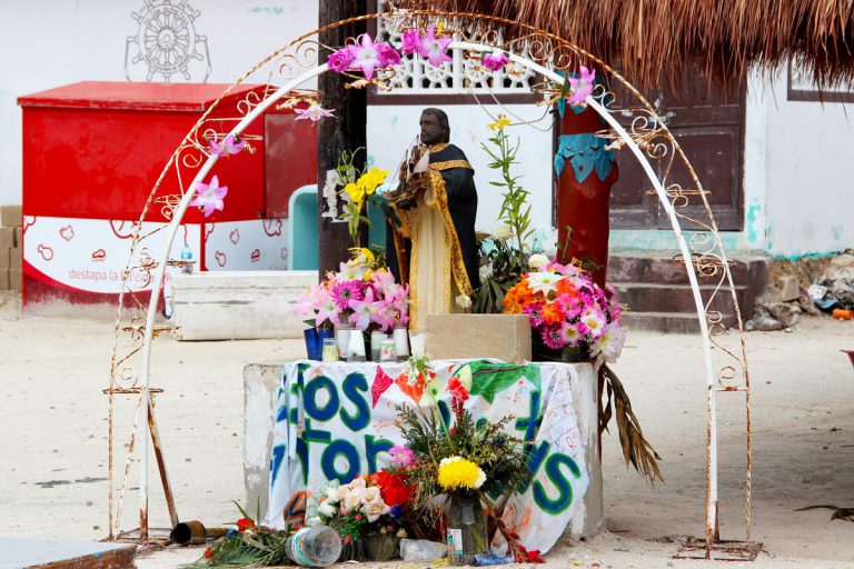 Festivals San Telmo auf Insel Holbox