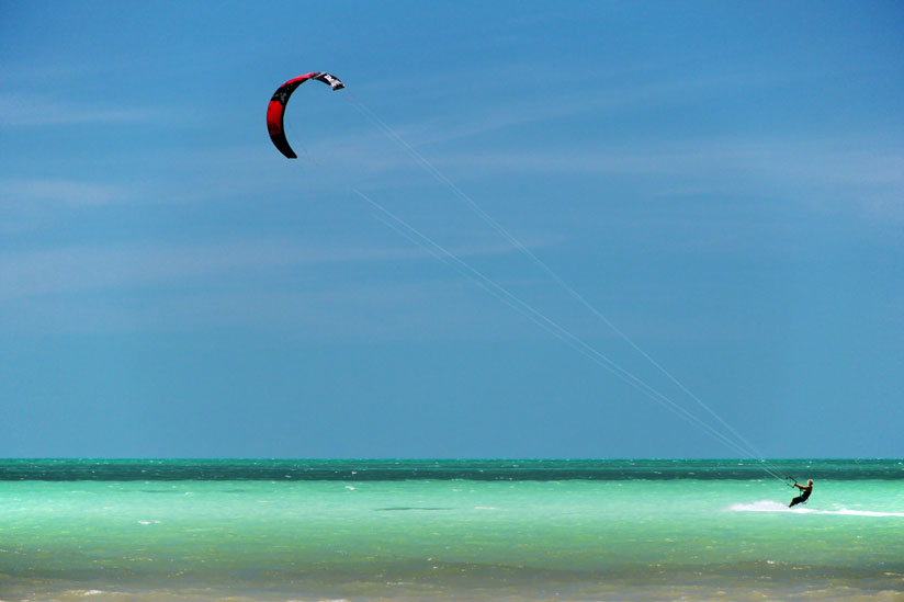 Kite Surfing on Isla Holbox