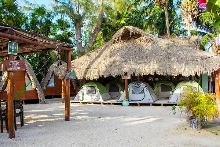 Mapache Hostel & Camping auf der Insel Holbox
