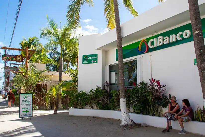 Der ATM der CIBanco auf der Insel Holbox