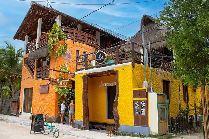 Hostel Tribu auf der Insel Holbox