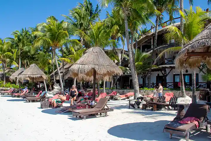 Hotel La Palapa auf der Insel Holbox