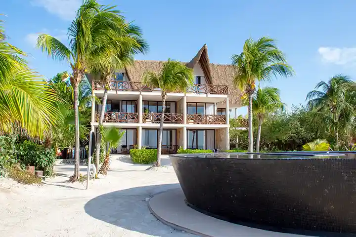 Hotel Villas Flamingos auf der Insel Holbox