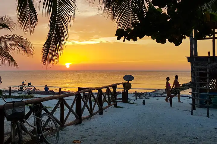 Camping auf der Insel Holbox