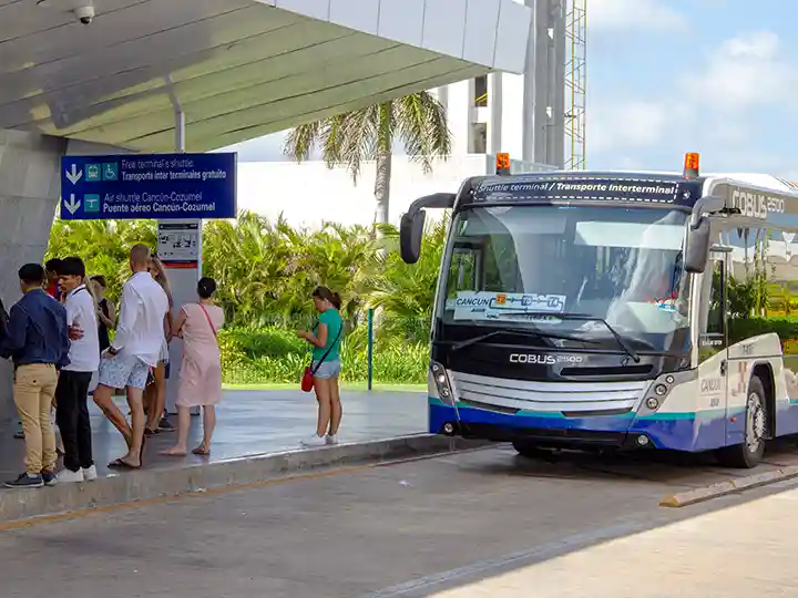 ASUR Terminal Shuttle at Cancun Airport