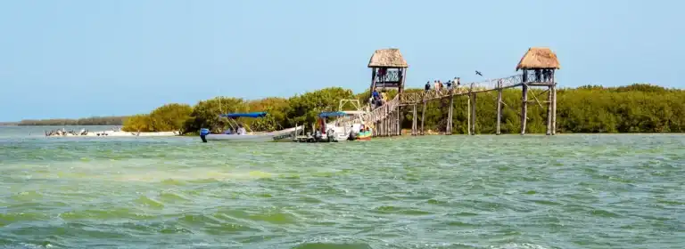 Approach to Isla Pájaros on the 3 Island Tour