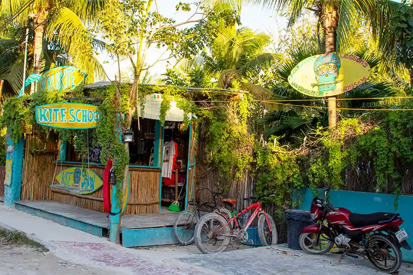 The Kukulkite Kitesurf School on Holbox Island